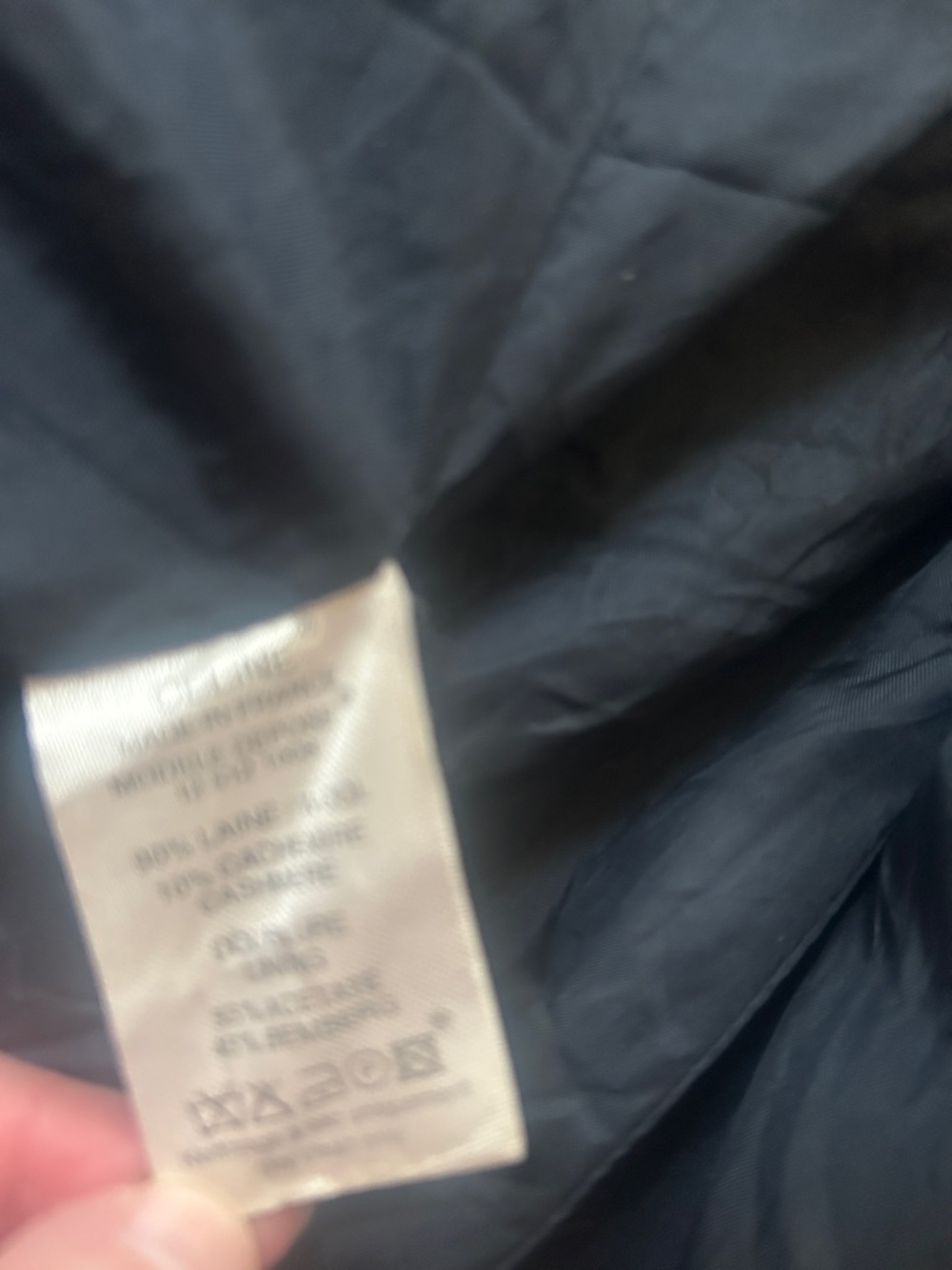 Vintage Celine Black Wool and Cashmere Toggle Jacket Size 36 - Picture 5 of 16